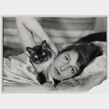 Untitled (Ruth Landshoff with Cat)