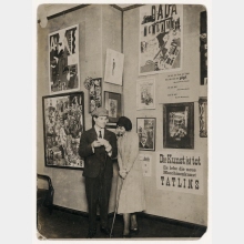 Untitled (Hannah Höch and Raoul Hausmann at the 1st International Dada Fair Berlin)