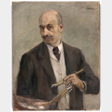 Self-Portrait with Palette to the Left